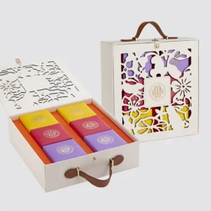 Customized hollowed out white box