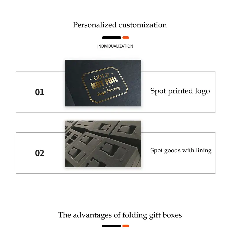 Customized hand folded gift box