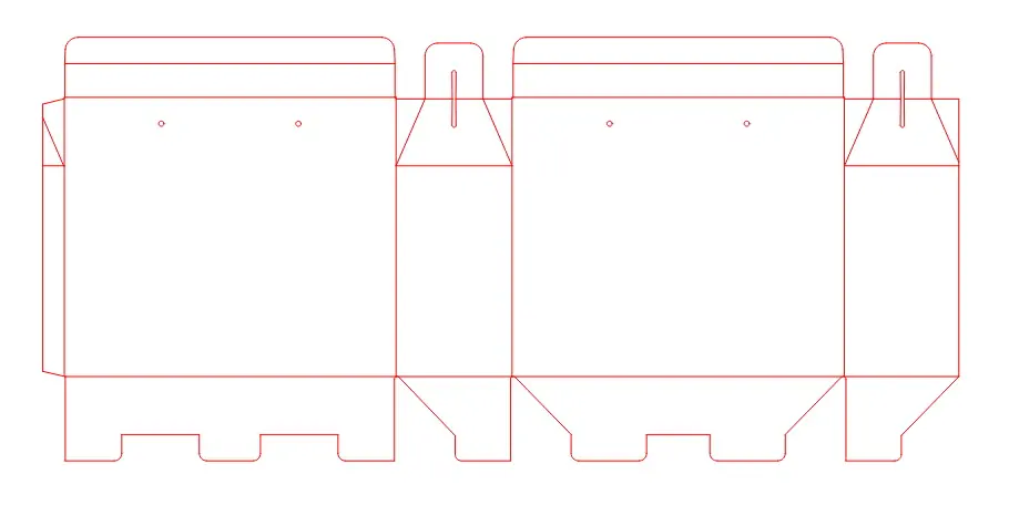 Customized paper box line