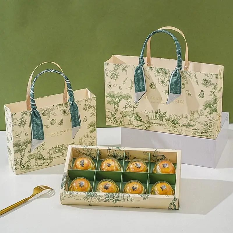 custom dessert box, custom mooncake box