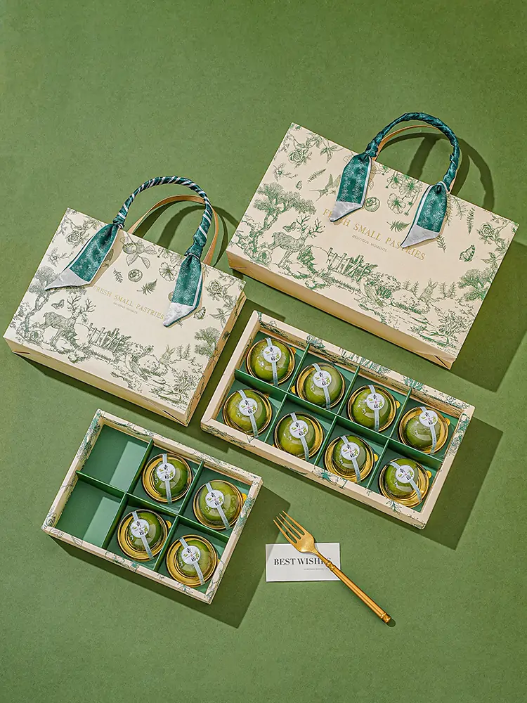custom dessert box, custom mooncake box
