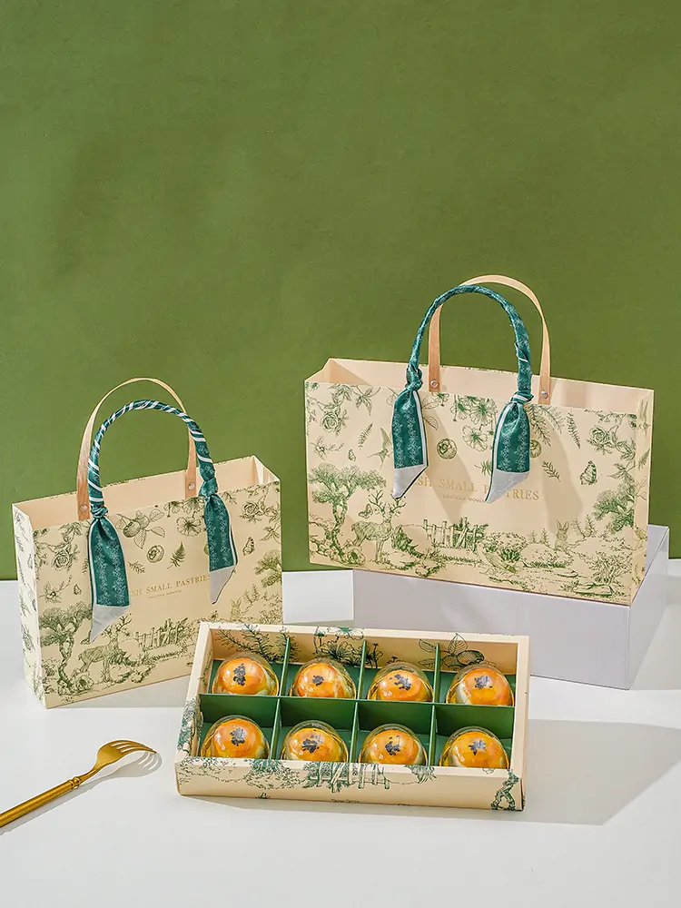 custom dessert box, custom mooncake box