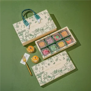 custom dessert box, custom mooncake box