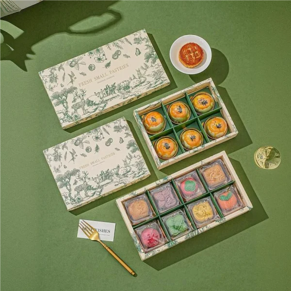 custom dessert box, custom mooncake box