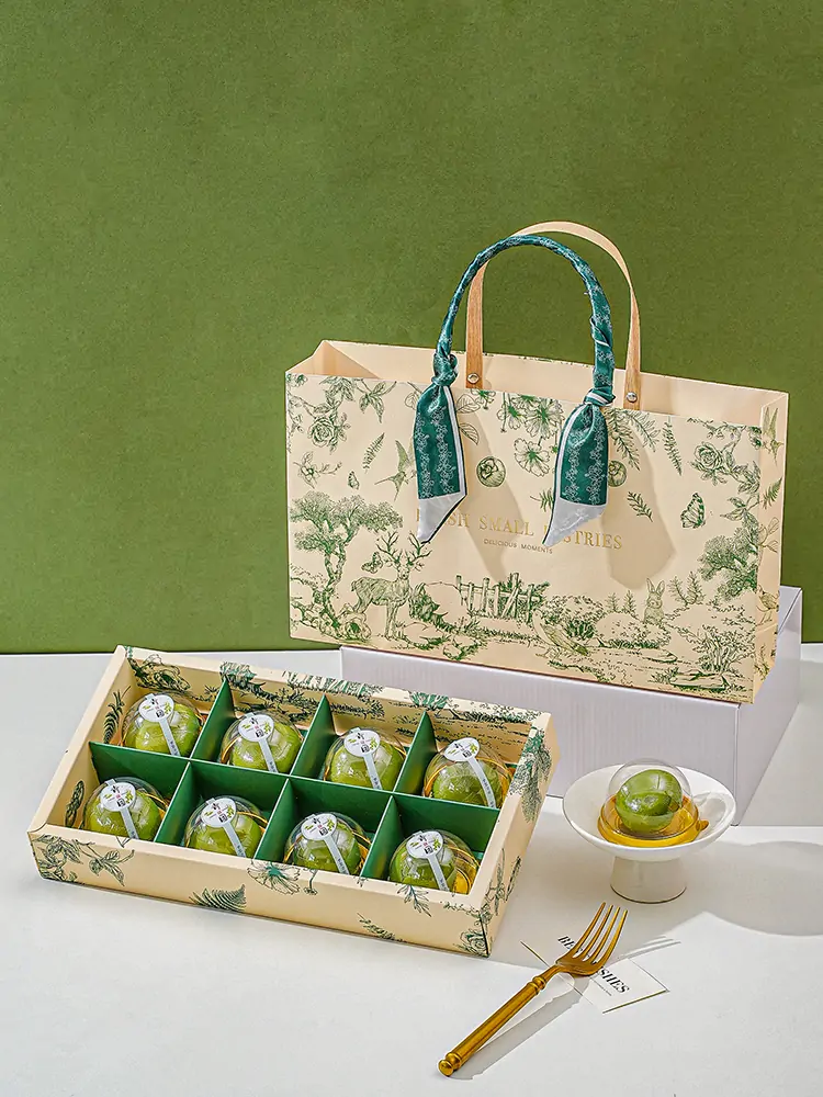 custom dessert box, custom mooncake box