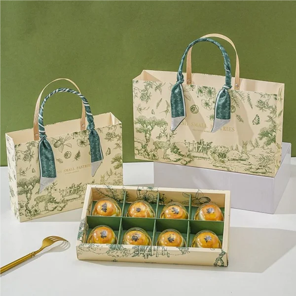 custom dessert box, custom mooncake box