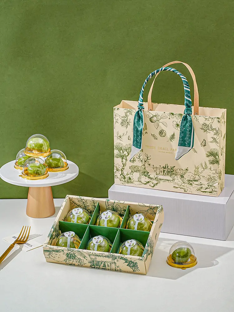 custom dessert box, custom mooncake box