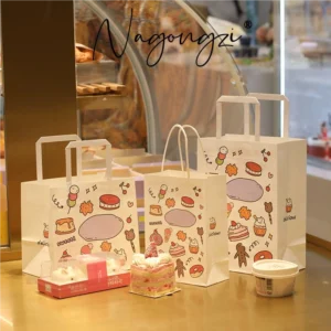 custom dessert paper bag chocolate bags