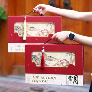 folding box mooncake box