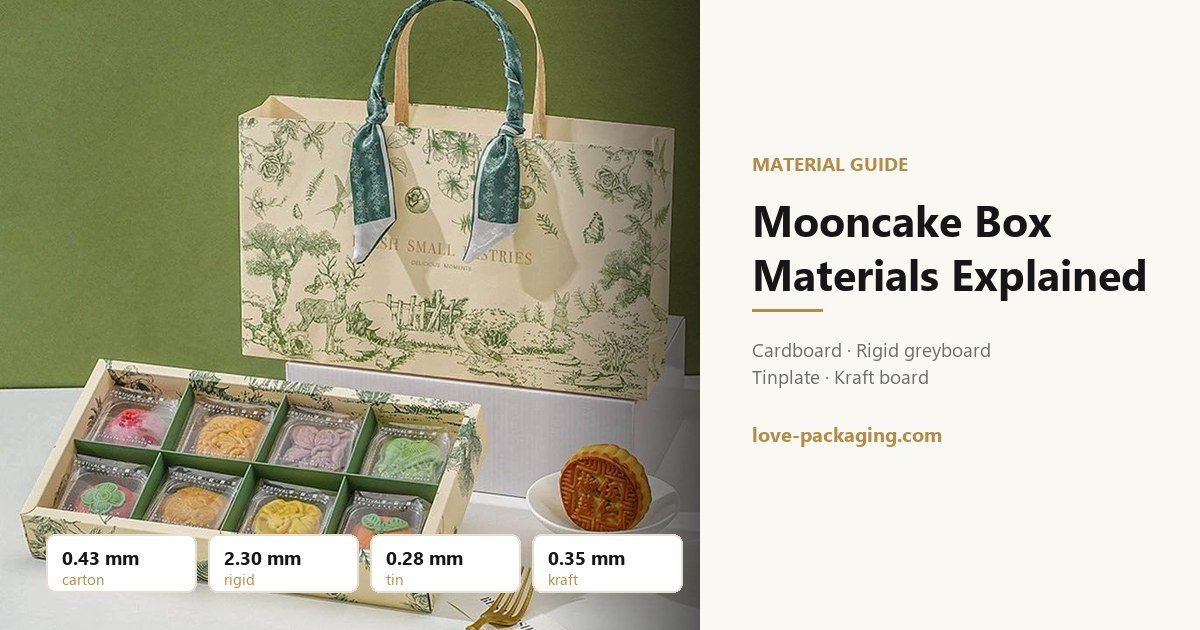 mooncake box materials