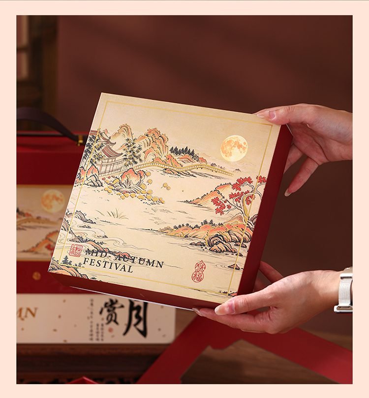 folding box mooncake box