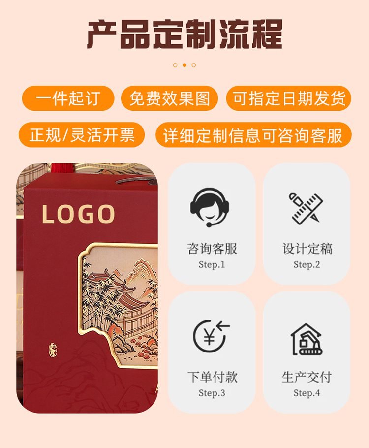 folding box mooncake box