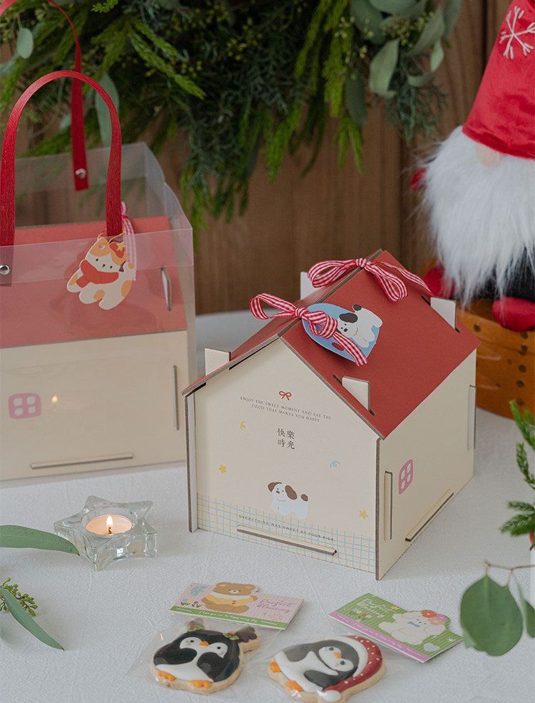 hand-folded gift box
