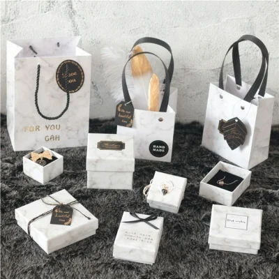 Custom jewelry boxes wholesale marble pattern box (5)